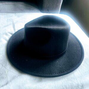 Wide Brim Fedora Hats for Women Men Two Tone Dress Hat Felt Panama Hat